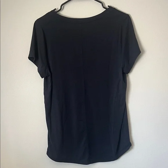 NWOT Athleta Black Short Sleeve Tee - Picture 4 of 4